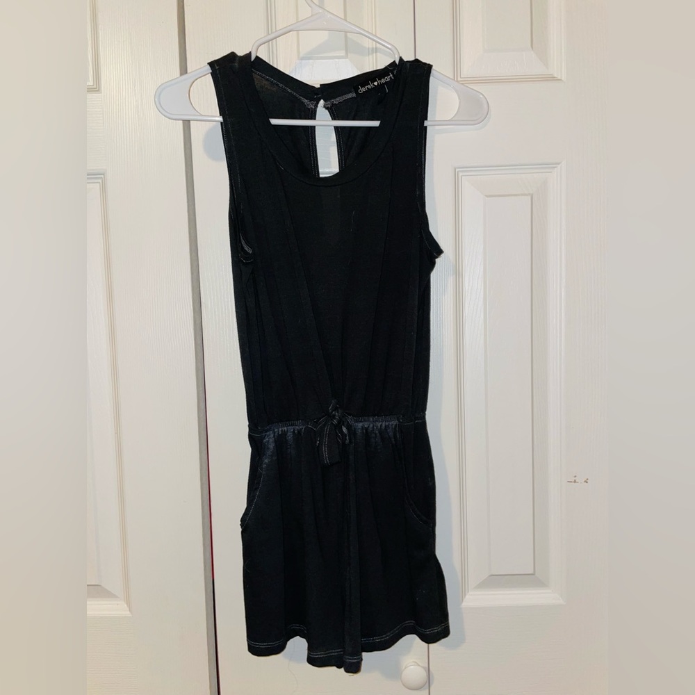 Women’s Dark Stone Wash Romper Size Small